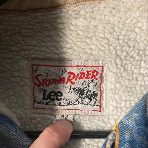 Lee Sherpa Lined Stormrider Jean Jacket (42) - Picture 6 of 8